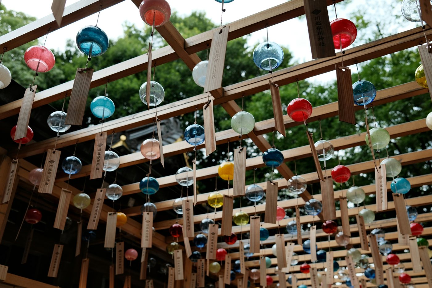 川越氷川神社の風鈴